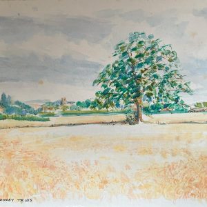 Unframed - View from the Trods - watercolour