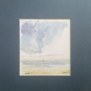 Mounted - windsurfer - watercolour