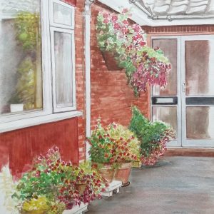 Unframed - 19 North Street - watercolour