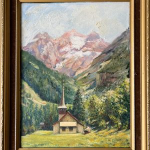 Framed - Swiss mountain scene